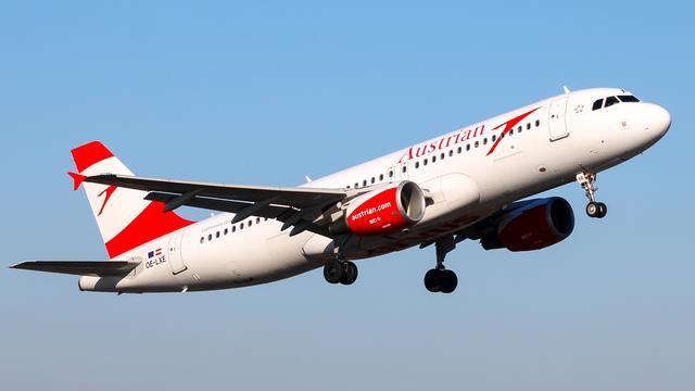 OE-LXE:Airbus A320-200:Austrian Airlines